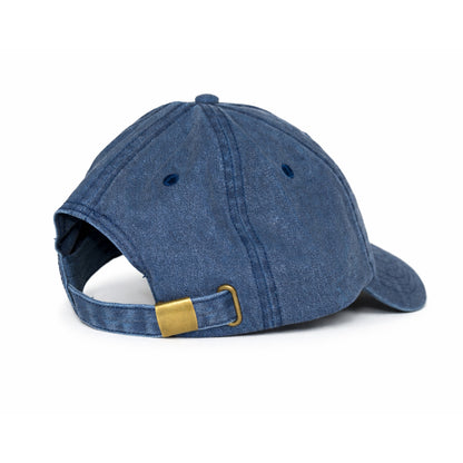 Cappello puro cotone denim blu